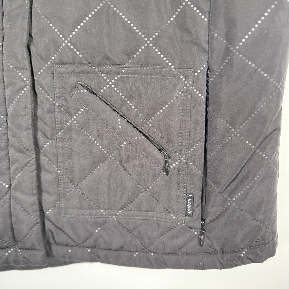 Women's Lizgolf Vest Black Outerwear Black Size Medium Golf‎ - Picture 3 of 8